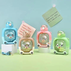 Kids Cute Bear Plastic Water Sipper Bottle โ 1000ml