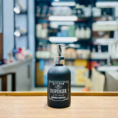 Premium Glass Soap Dispenser Bottle with Pump – Kitchen & Bathroom Liquid Soap Dispenser