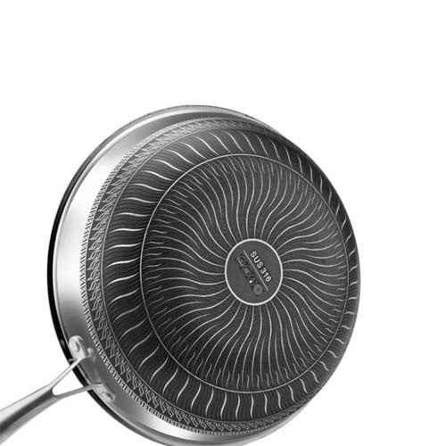 Honeycomb Non-Stick Pan Base (Close-up)