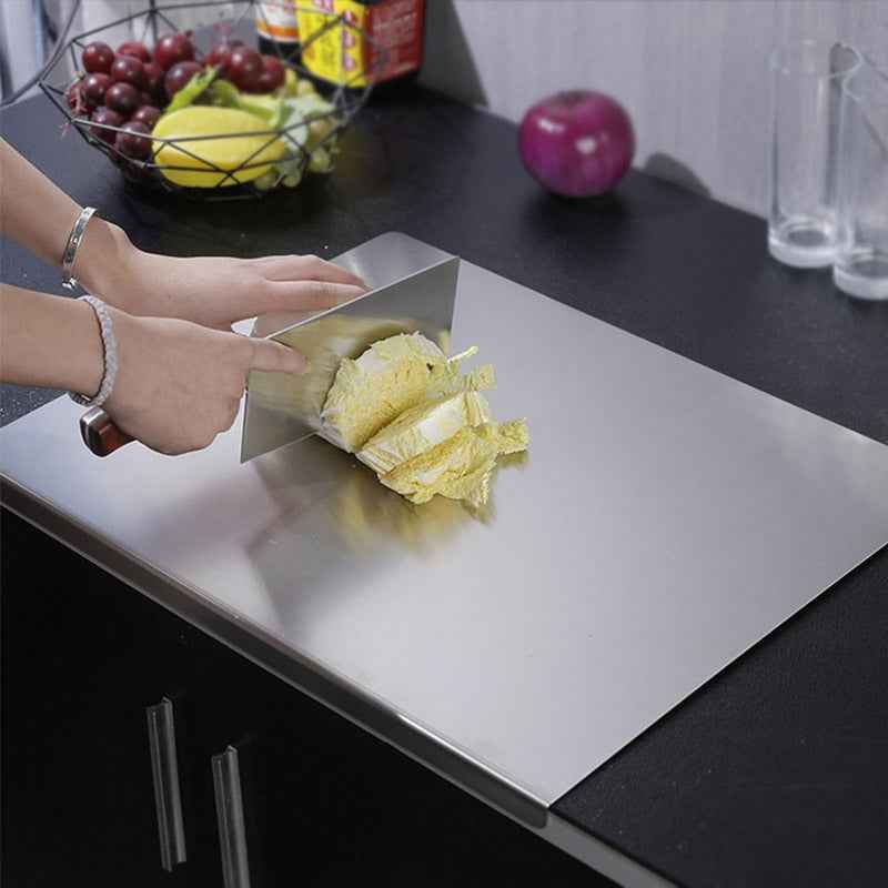 Premium Stainless Steel Cutting Board – Double-Sided Multipurpose Chopping Board