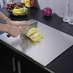 Premium Stainless Steel Cutting Board – Double-Sided Multipurpose Chopping Board