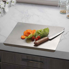 Premium Stainless Steel Cutting Board – Double-Sided Multipurpose Chopping Board
