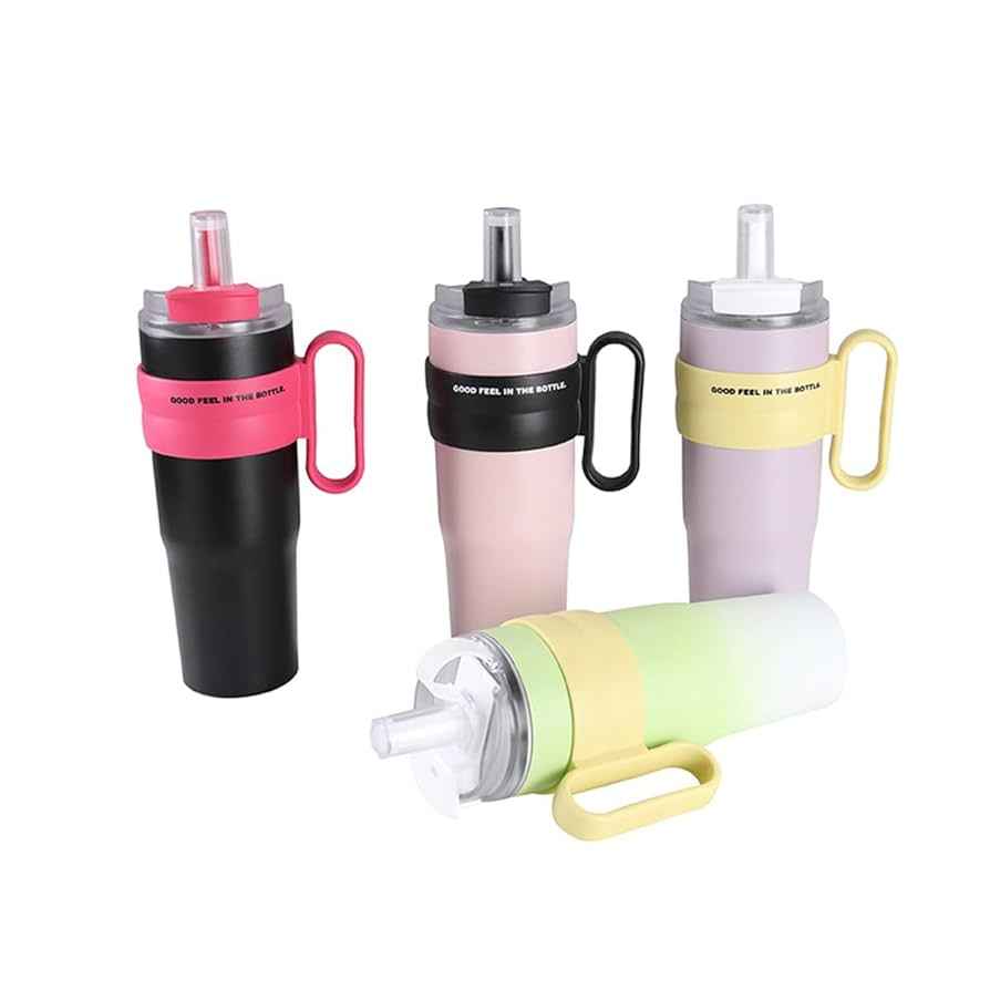 1200ml Stainless Steel Insulated Tumbler with Straw