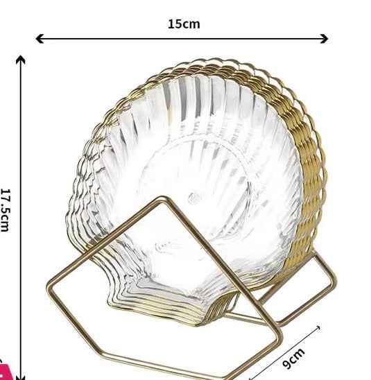 Modern Luxury Multi-Section Snack & Fruit Serving Tray Set