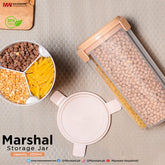Marshal Storage Jar โ 2200ml Multi-Compartment Airtight Container