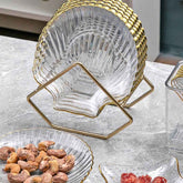Modern Luxury Multi-Section Snack & Fruit Serving Tray Set