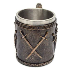 3D Coffee Mug Knight Made of Steel and Resin