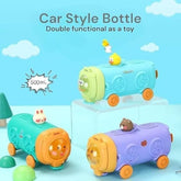 COZY nose Kids School Bus Tumbler β 500 ml Leakproof Sipper with Lid & Straw