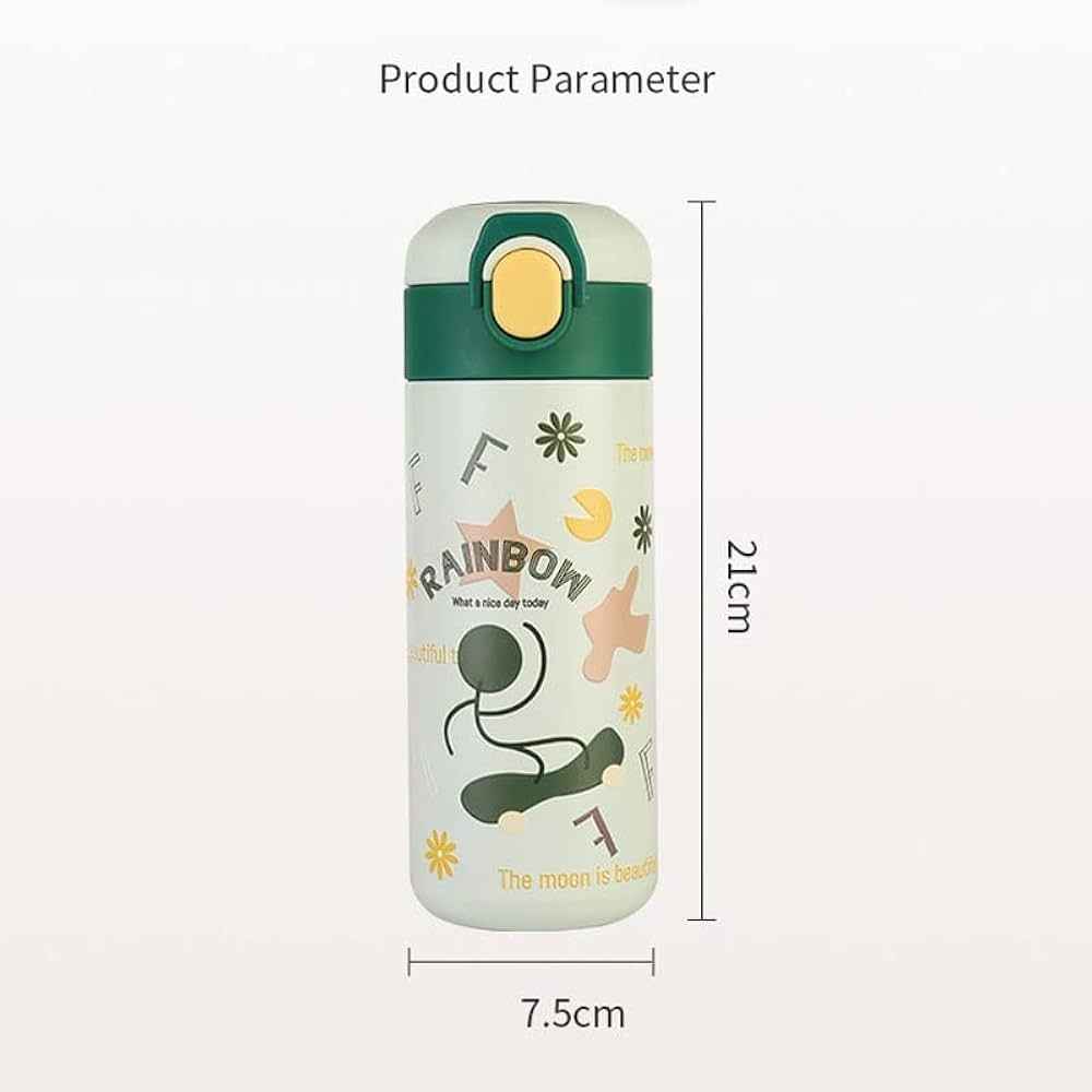 TERXA Stainless Steel Insulated Kids Bottle (450ml)