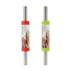 Stainless Steel Rolling Pin with Silicone Handle