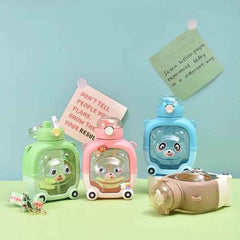 Kids Cute Bear Plastic Water Sipper Bottle โ 1000ml