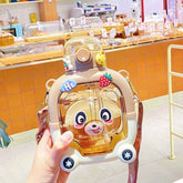 Kids Cute Bear Plastic Water Sipper Bottle β 1000ml