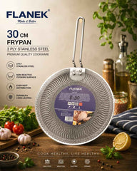 FLANEK 30cm Splatter Guard / Frypan Screen