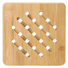 Bamboo Diagonal-Slat Trivet / Coaster