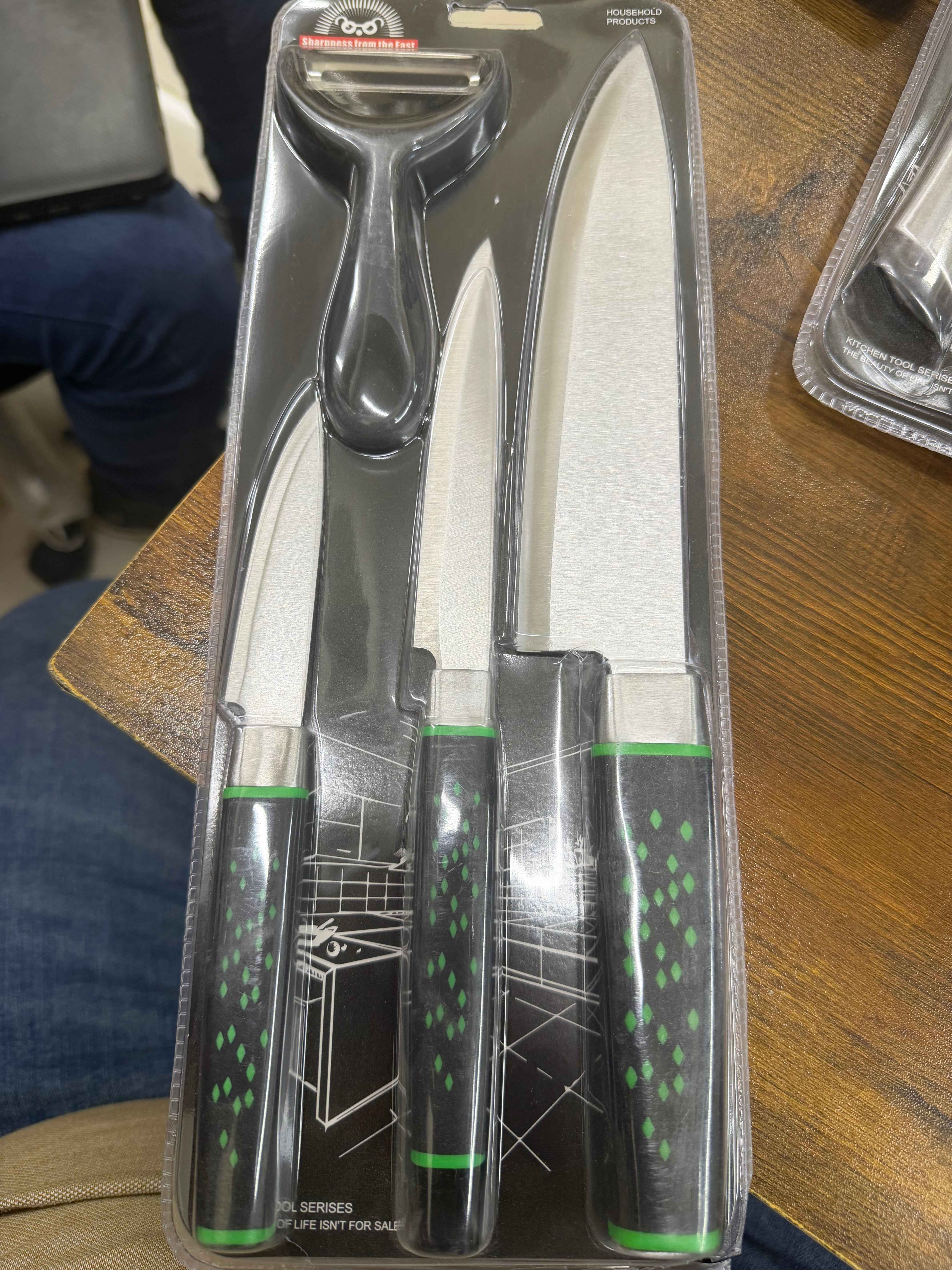 Everyday Kitchen Knife & Peeler Essentials Set (4-Piece)