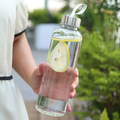 550ml Leakproof Fitness Water Bottle With Metal Cap