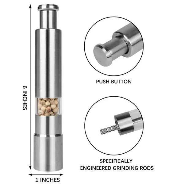 Spring Action Salt and Pepper Grinder