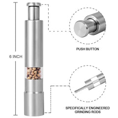 Spring Action Salt and Pepper Grinder