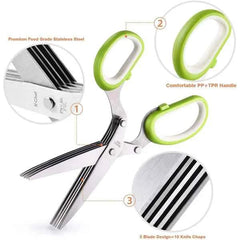Stainless Steel Kitchen Herb Scissor