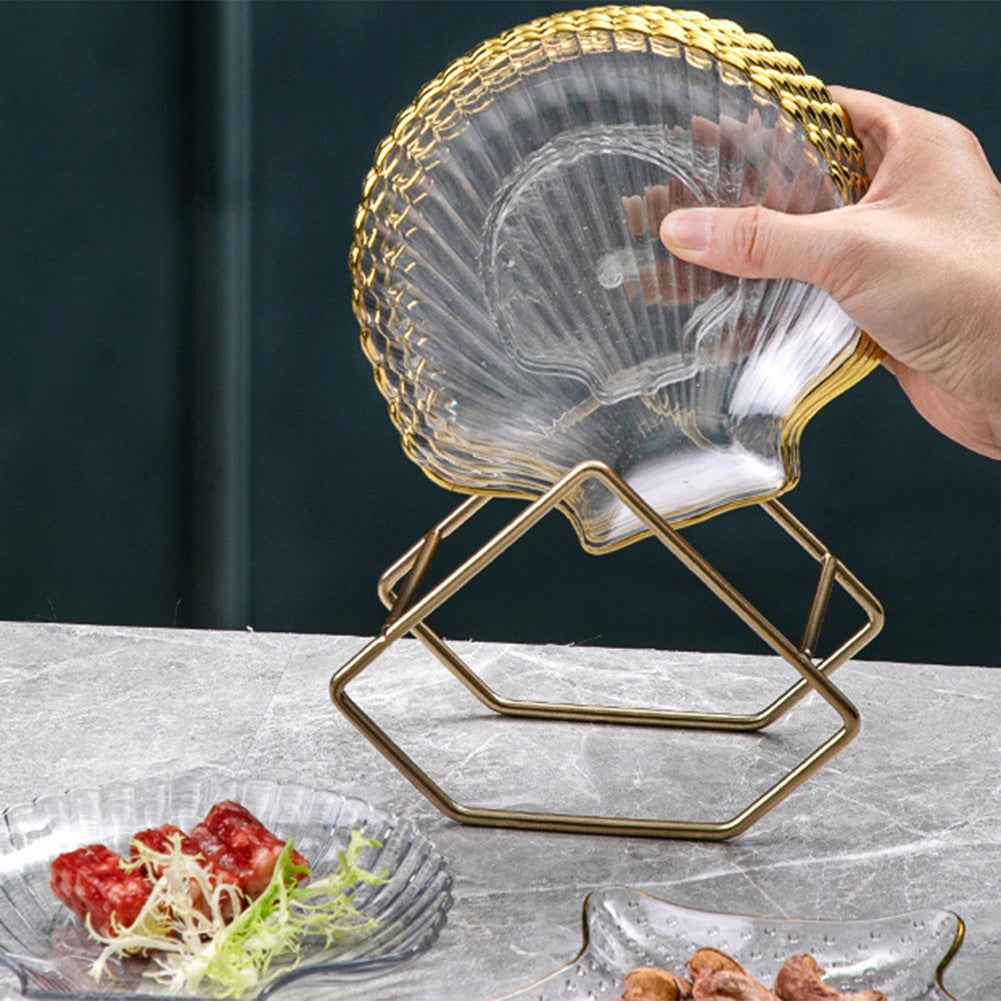 Modern Luxury Multi-Section Snack & Fruit Serving Tray Set