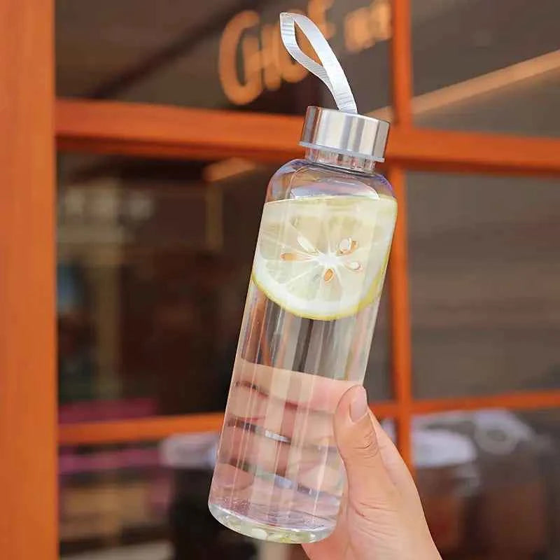 550ml Leakproof Fitness Water Bottle With Metal Cap