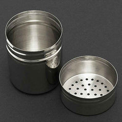 Stainless Steel Spice Shaker Set – 3-Piece Seasoning Jar Trio