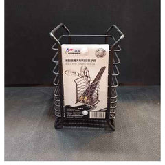 Black Wire Mesh Cutlery Holder / Spoon Stand