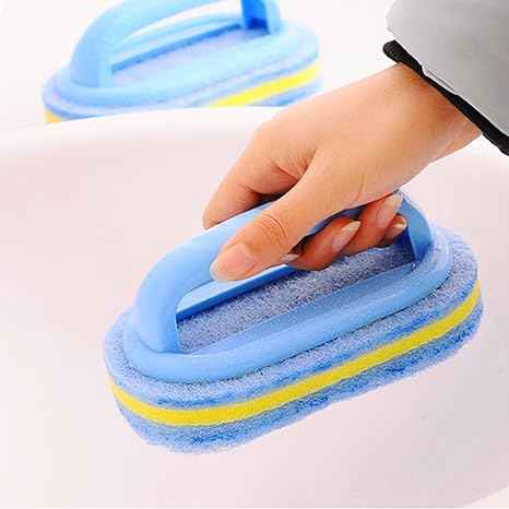 High Quality Plastic Handle Grip Cleaning Sponge Brush