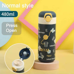 TERXA Stainless Steel Insulated Kids Bottle (450ml)