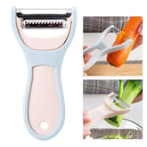 Slicer 2 in 1 Multifunctional Great for All Types of Vegetable and Fruit Peeler 2 Sets