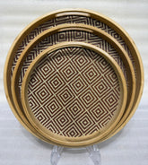 High Quality Wooden Tray 3Pcs Set
