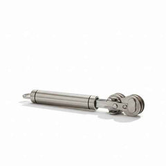 Stainless Steel Rolling Knife Sharpener & Honing Rod | Handheld Wheel Mechanism Grinder | Safety Kitchen Sharpening Tool