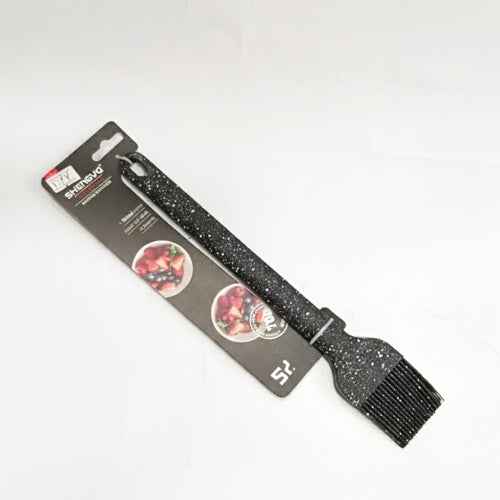 Shengya Silicone Oil Brush & Basting Brush | Non-Stick Marble-Effect Handle Pastry Brush | BBQ Grill & Kitchen Utensil