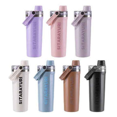 SITARAYURI 800ml Insulated Tumbler Stainless Steel Bottle with Straw