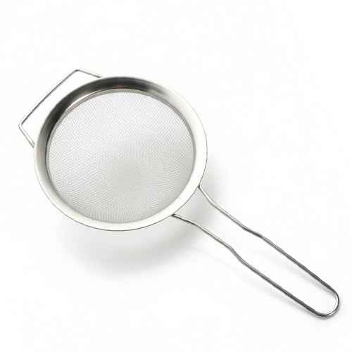 Stainless Steel Fine Mesh Strainer – Professional Kitchen Sieve for Flour, Oil, Quinoa & Pasta (Large Size)