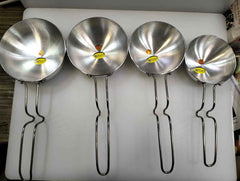 Steel Karahi Set with Wire Handle (4 Sizes)