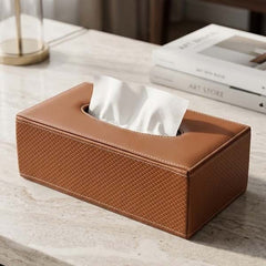 Leather Tissue Box Cover