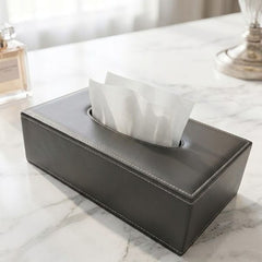 Leather Tissue Box Cover
