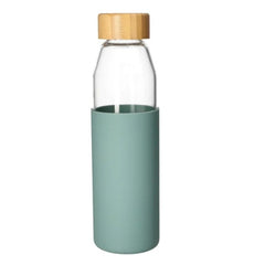 Danny Borosilicate Bottle With Beach Wood Lid 550ml One Piece