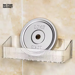 CORNER WALL-MOUNTED COSMETIC RACK โ NO-DRILL BATHROOM ORGANIZER FOR ACCESSORIES