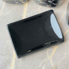 Bathroom Set Marble Black Set Of 4Pcs