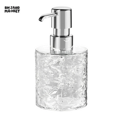 LUXURY TRANSPARENT SOAP DISPENSER BOTTLE โ REUSABLE HAND PUMP FOR SHOWER GEL SHAMPOO & LIQUID SOAP