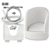 PORTABLE WUDU FOOT WASHER BASIN โ AUTOMATIC PLASTIC FOOT SPA FOR HOME & BATHROOM USE