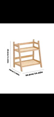 Bamboo Wooden Bottles Rack For Kitchen And Multipurpose Use