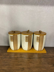 Tea Coffee Sugar Jar set 5