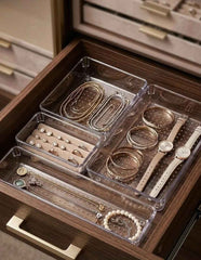 Acrylic Drawer Jwellery And Multipurpose Organizer 4pcs Set
