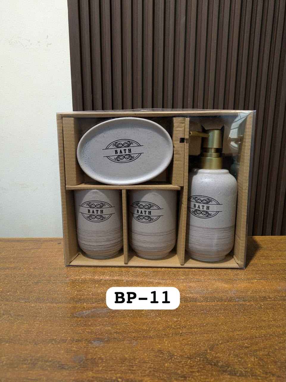 4pcs Ceramic Premium Bathroom Accessories Set