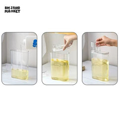 TRANSPARENT LIQUID & POWDER DISPENSER โ MULTI-PURPOSE STORAGE CONTAINER FOR LAUNDRY, CLEANING & KITCHEN USE WITH EASY POUR SPOUT