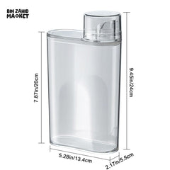 TRANSPARENT LIQUID & POWDER DISPENSER โ MULTI-PURPOSE STORAGE CONTAINER FOR LAUNDRY, CLEANING & KITCHEN USE WITH EASY POUR SPOUT