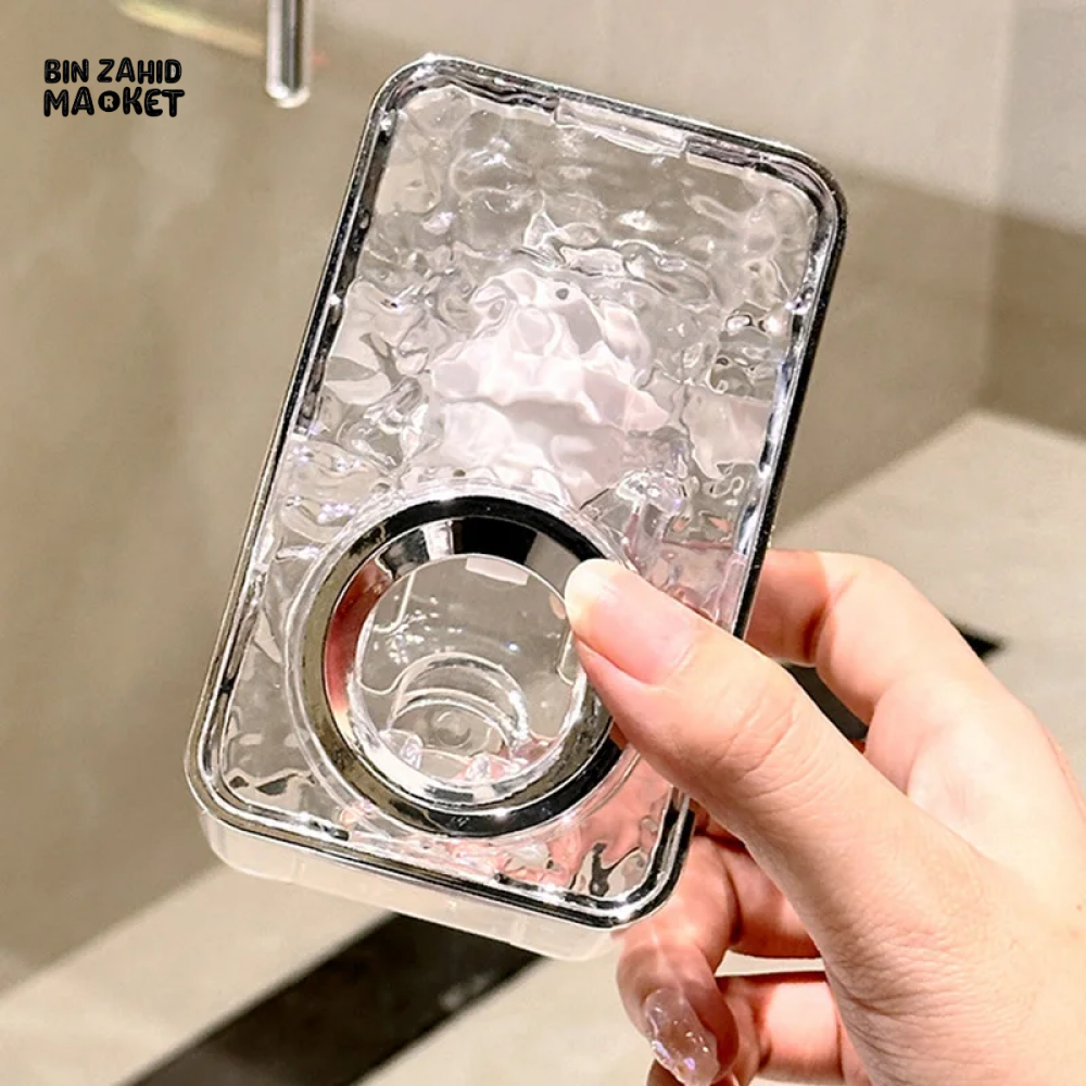 WALL MOUNTED AUTOMATIC TOOTHPASTE DISPENSER & TOOTHBRUSH HOLDER – BATHROOM ORGANIZER WITH STORAGE RACK